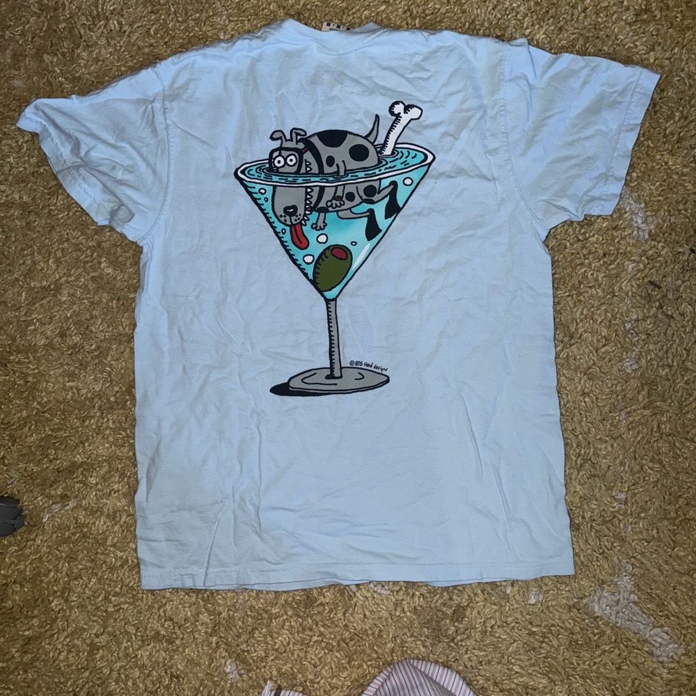 Comfort Colors Light Blue Graphic Tee